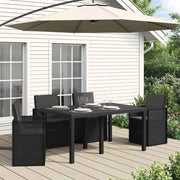 Cuscini per Seduta e Schienale 4 pcs Antracite 47 x 45 x 2 cm