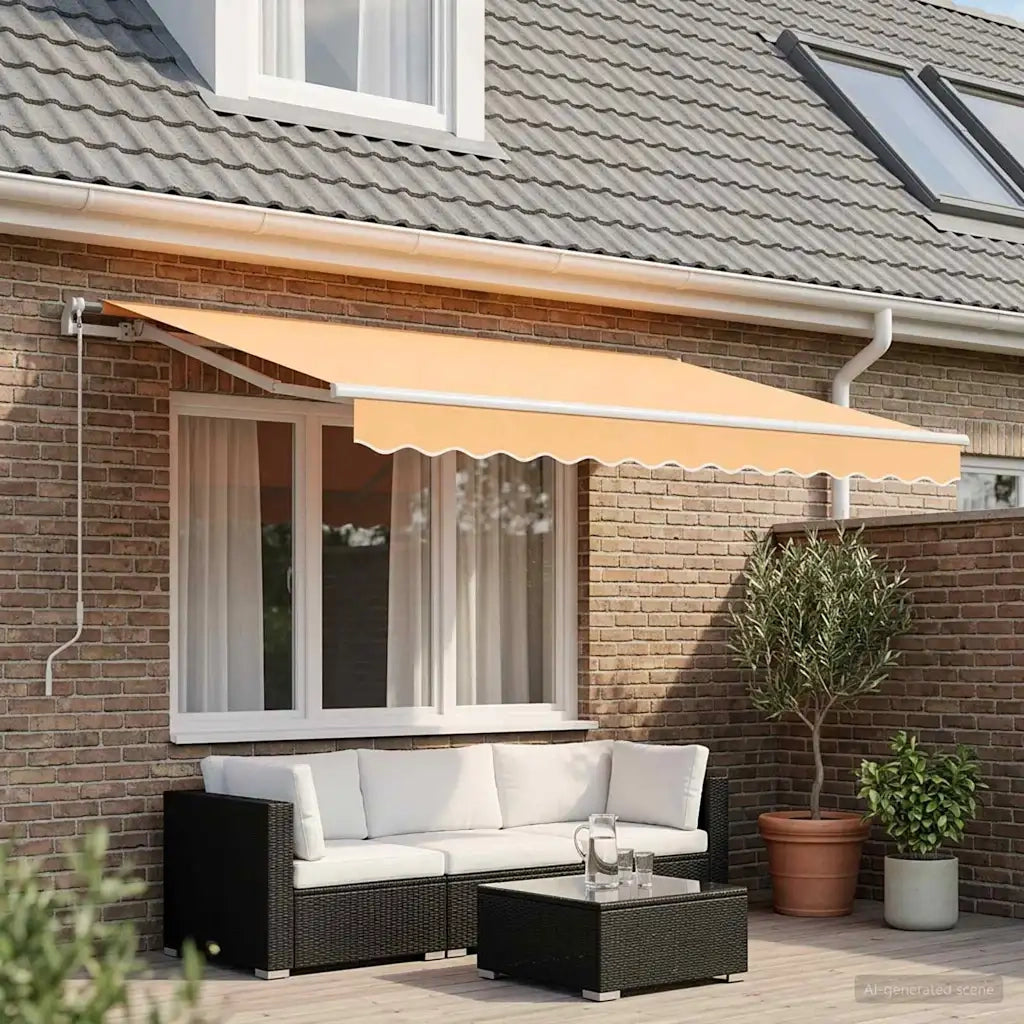 Telo di ricambio per tenda da sole Sabbia 3,5 x 2,5 m 964690