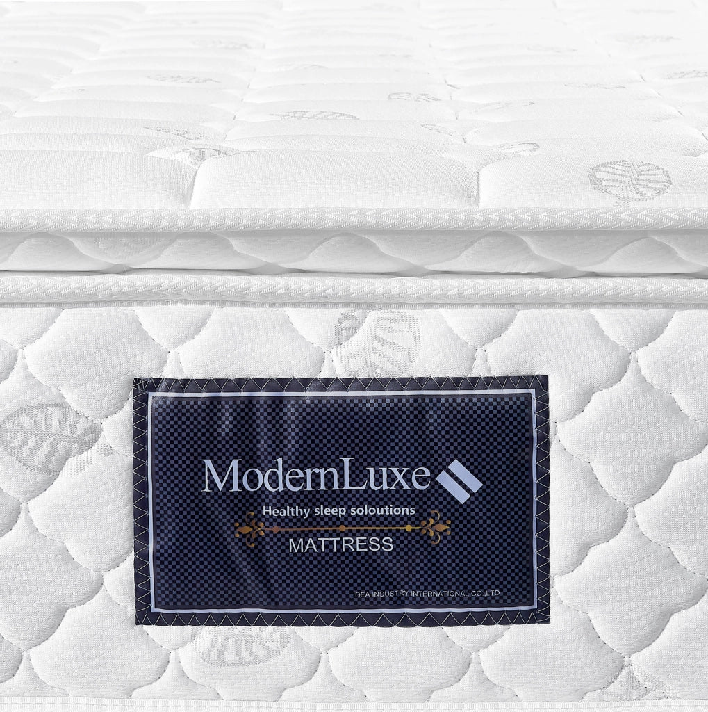 Letto imbottito 90x200 cm in lino beige con LED; USB e vano contenitore; con materasso