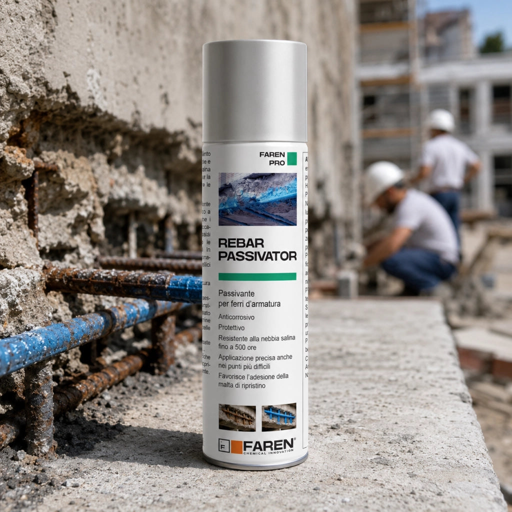 Faren rebar passivator protettivo per la protezione dei ferri d’armatura 500 ml