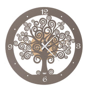 orologio portafortuna grande albero della vita Oro e fango in Ferro Diametro55cm