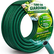 Tubo da Giardino 25 m Ø14mm Universale per Irrigazione Resistente alla Pressione
