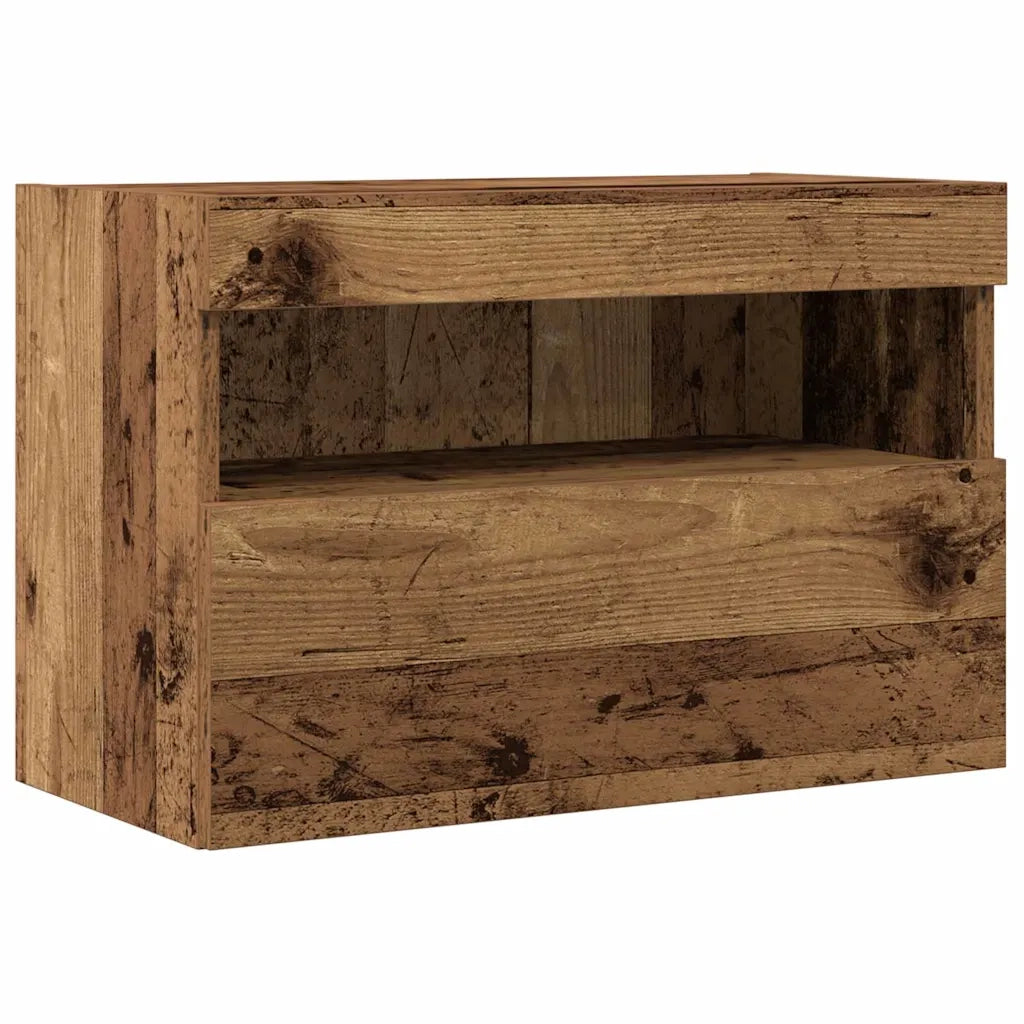 Mobile TV da parete-Mobile TV a Muro-Credenza TV Legno vecchio 60 x 30 x 40 cm