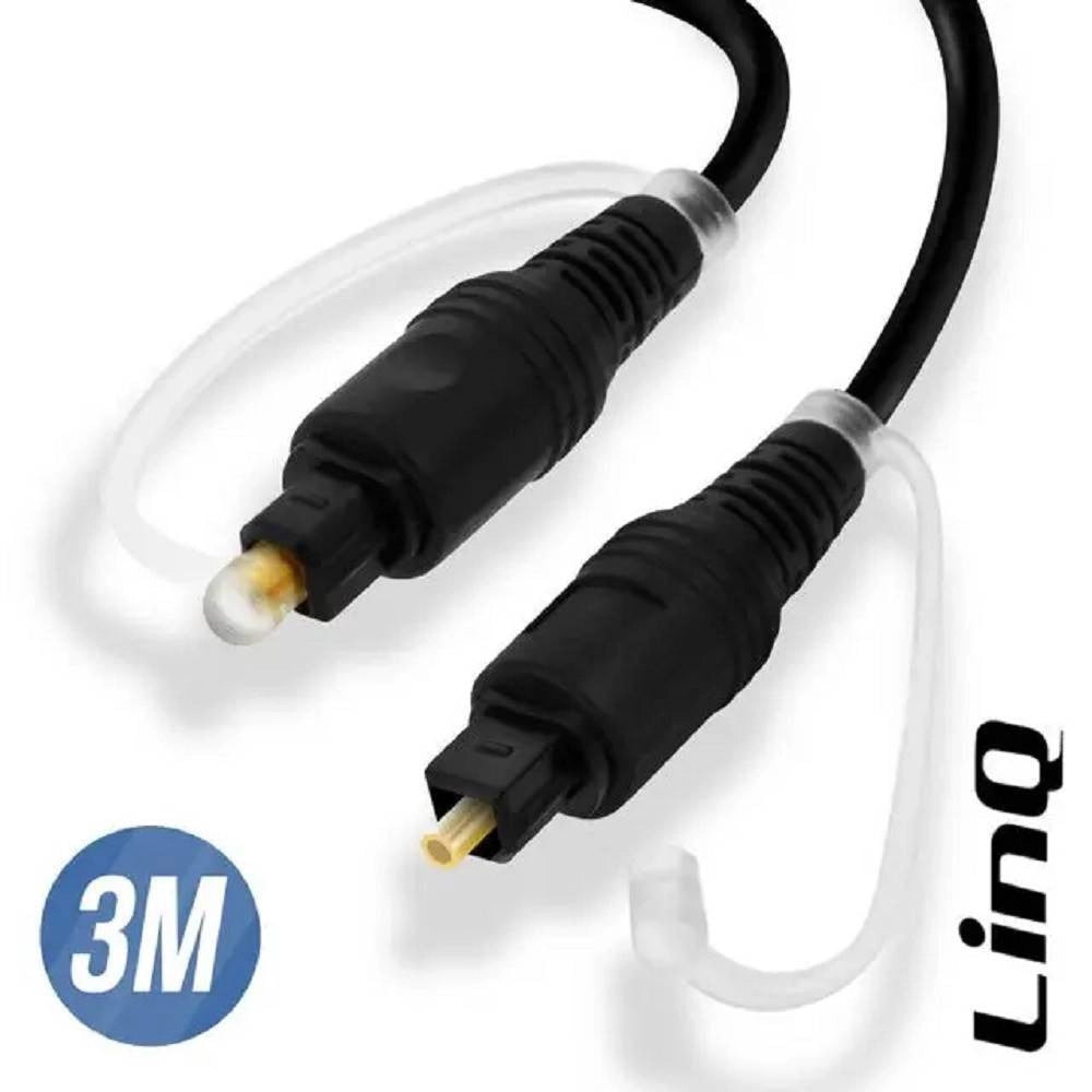 Trade Shop - Cavo Otg Ottico Toslink Segnale Audio Digitale 3 Metri Per Tv Barra Audio Fo-d30 -