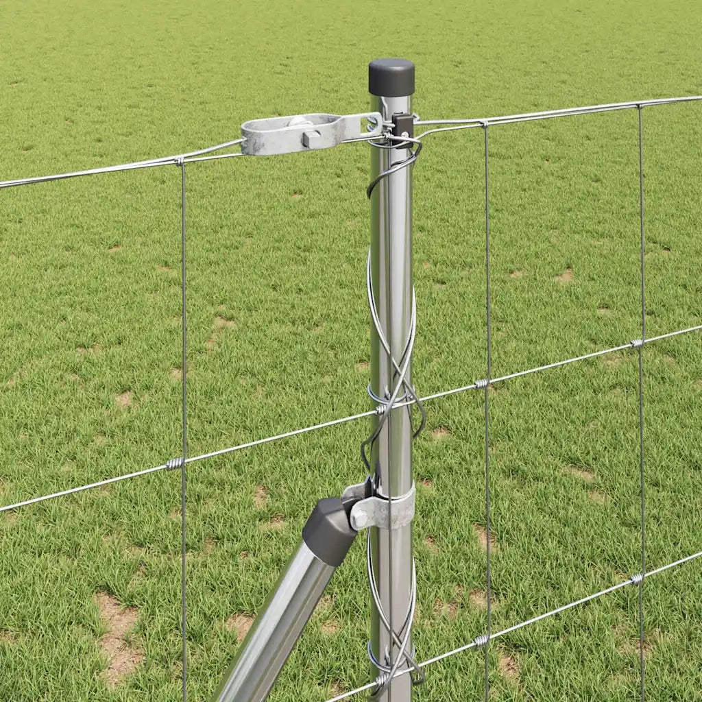 Palo della recinzione Zincato 50 x 1,2 m Acciaio