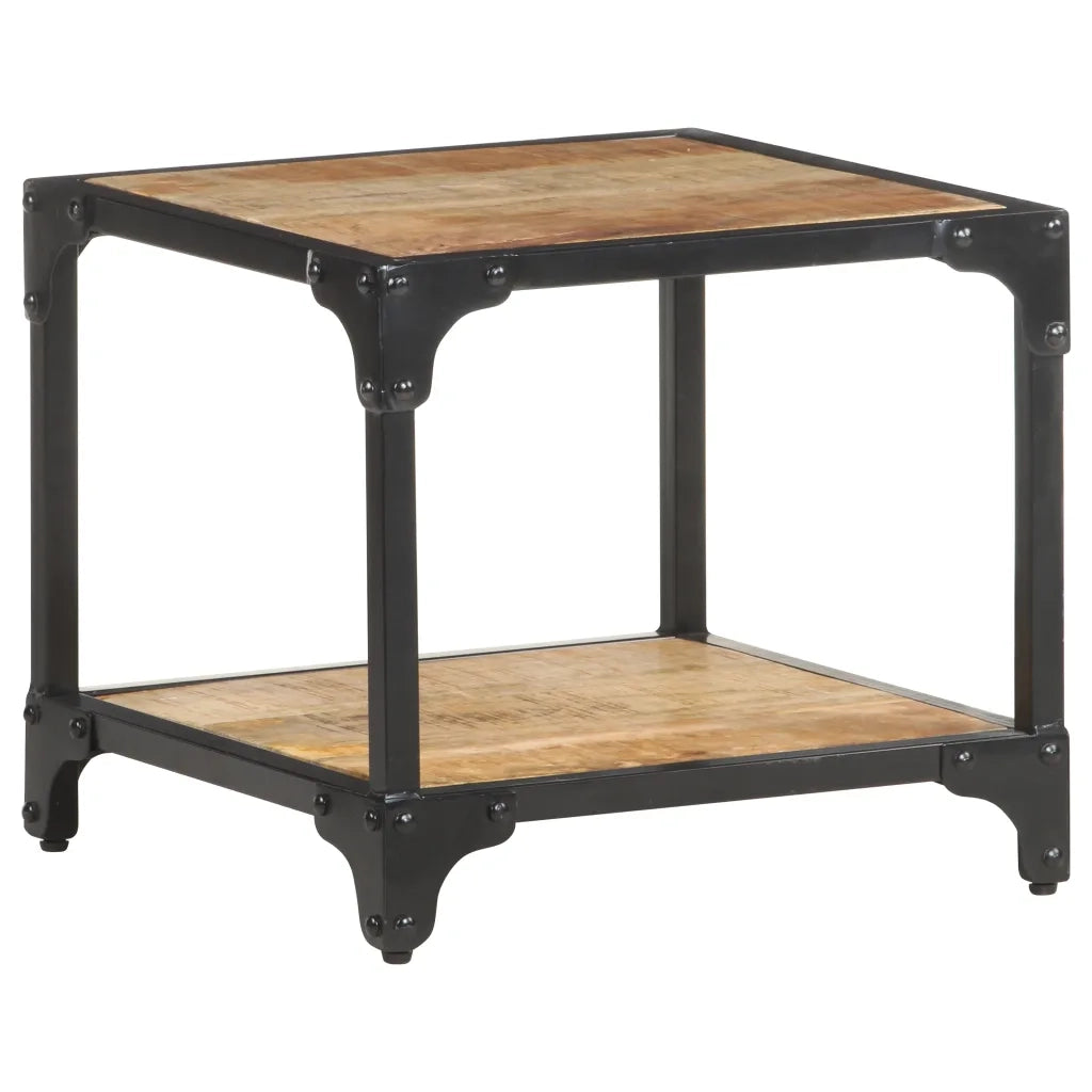 Tavolino da CaffÃ¨ 40x40x36 cm in Legno Massello di Mango Grezzo cod mxl 57209