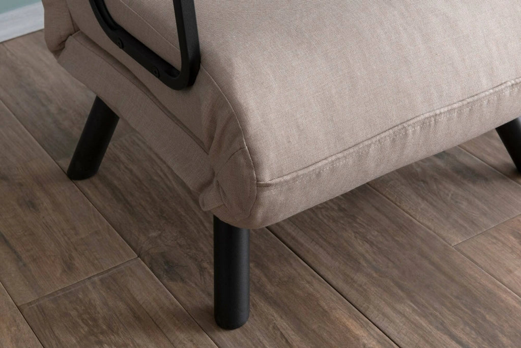 Poltroncina Keoni, Poltrona Reclinabile, 60x78x78h cm Beige
