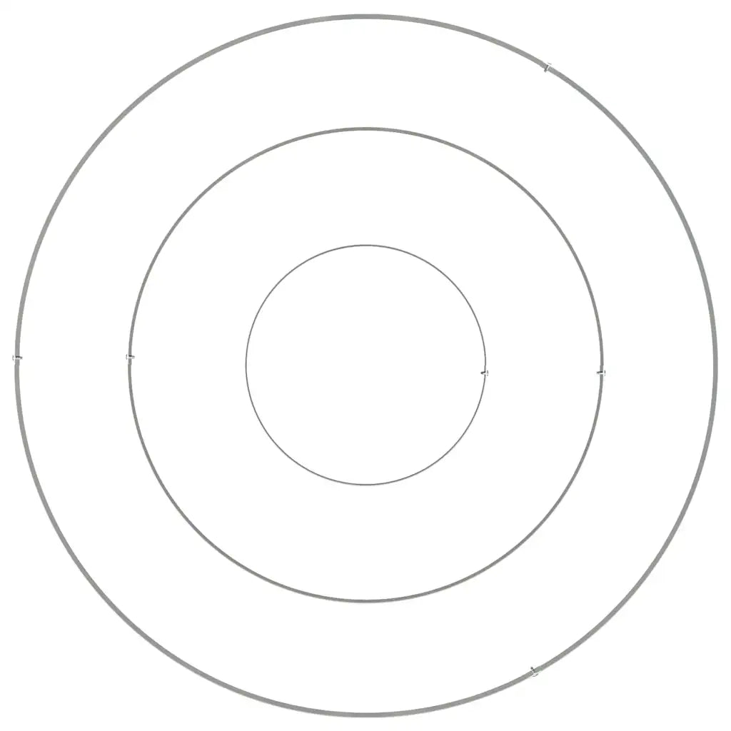 Vaso da giardino Argento 90 x 90 x 20 cm Acciaio zincato 873653