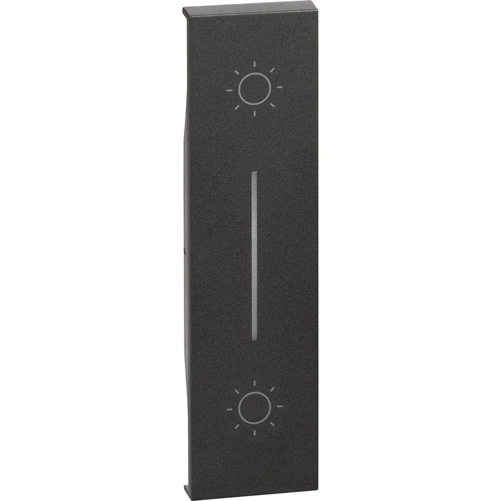 Cover per pulsante non interbloccato art. K4036 - 1 modulo, Nero KG05L