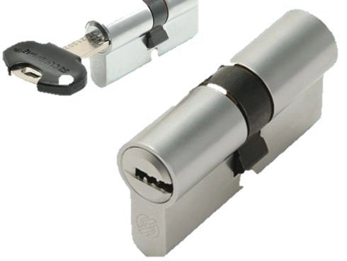 Cilindro Sagomato K2 3200C Securemme Ott.nich.satin Chiavi 5 mm 80 35