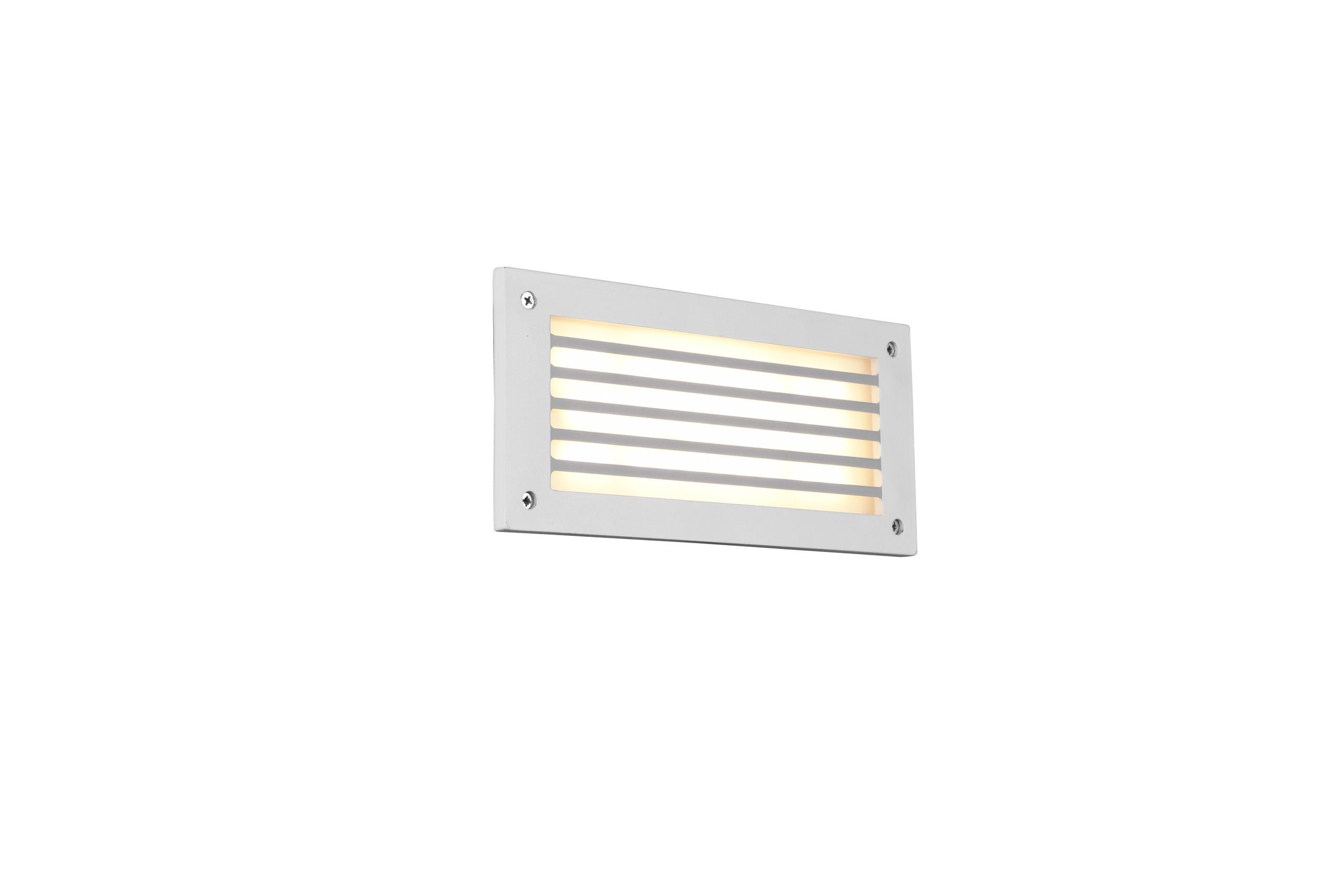 Applique da Esterno a Led in Alluminio Bianco Opaco