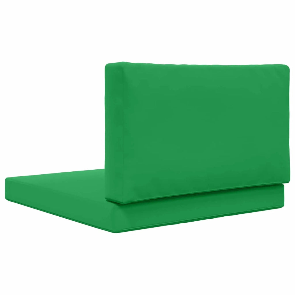 Cuscino per divano da esterno 2 pcs Verde Poliestere