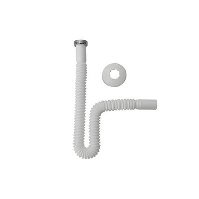 TUBO ESTENSIBILE PER SIFONI CON ROSONE TIPO LUX- 1 S-Brico- FAIDF- pezzi 1