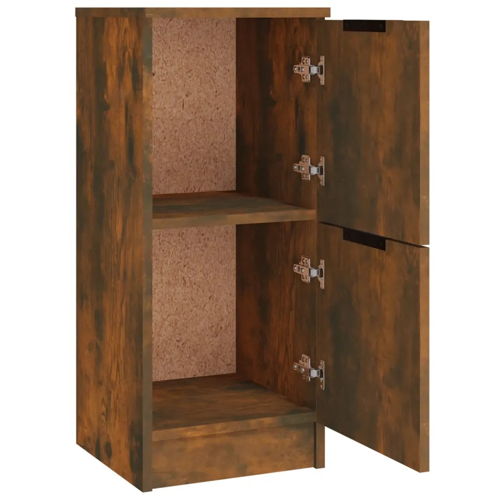Credenze 3 pz Rovere Fumo in Legno Multistrato cod mxl 5658