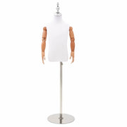 Manichino Regolabile 120-150 cm con Base Unisex PP Bianco 42041709
