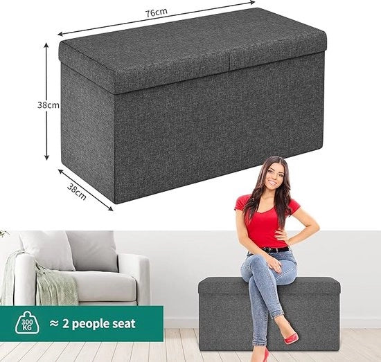 Cassa con coperchio, poltrona da letto pieghevole, imbottita, spaziale.