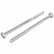 Viti per mobili 2 pz Argento M6 x 120 mm Acciaio CFW1304799