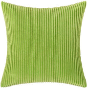 Set di cuscini decorativi in corduroy - 40 x 40 cm - Verde mela - Materiale morbido - 2 pezzi