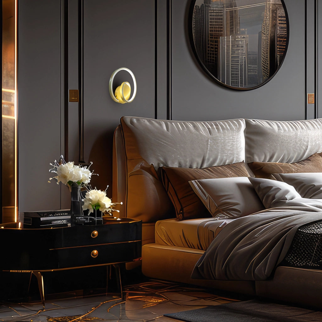 Applique LED moderna 13W oro, luce neutra, ML1050 Milagro