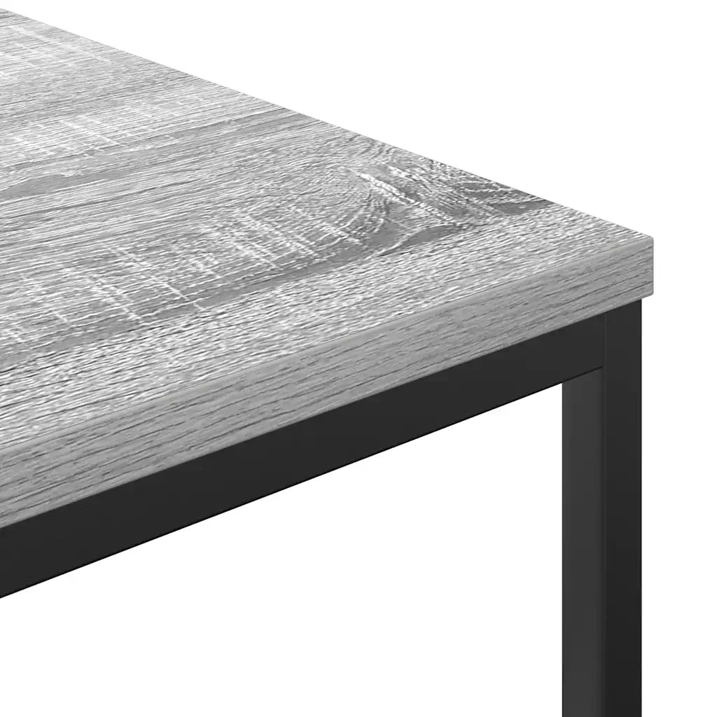 vidaXL Mobile da Bagno con Ripiani Grigio Sonoma 76,5x35x95 cm