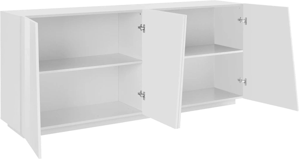 Mobile VEGA L 200 x H 86 x P 43 cm bianco lucido