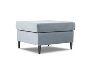 Cosmopolitan Design - Pouf "Kyoto" in velluto azzurro 