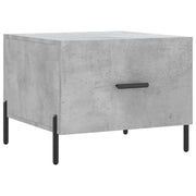 Tavolino salotto | Tavolino da caff¨¨ | Tavolino da Soggiorno Grigio Cemento 50x50x40 cm Legno Multistrato