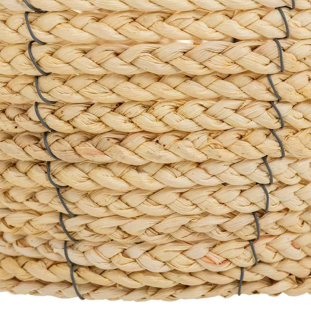 Cesto in fibra naturale e corda di carta marrone D27x15/20,5