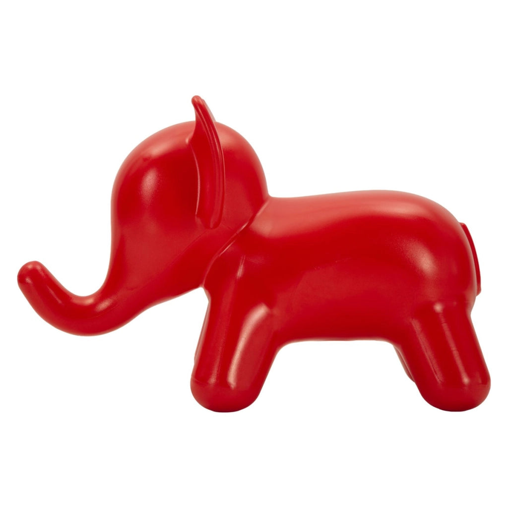 Sgabello Basso Elefante 2, Rosso, Plastica, 86x46x56 cm