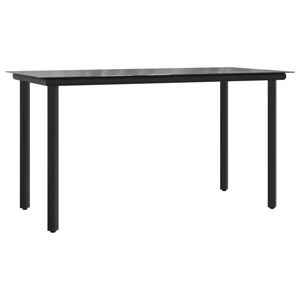 Set da Pranzo da Giardino 5 pz con Cuscini in Polyrattan Grigio 3212363