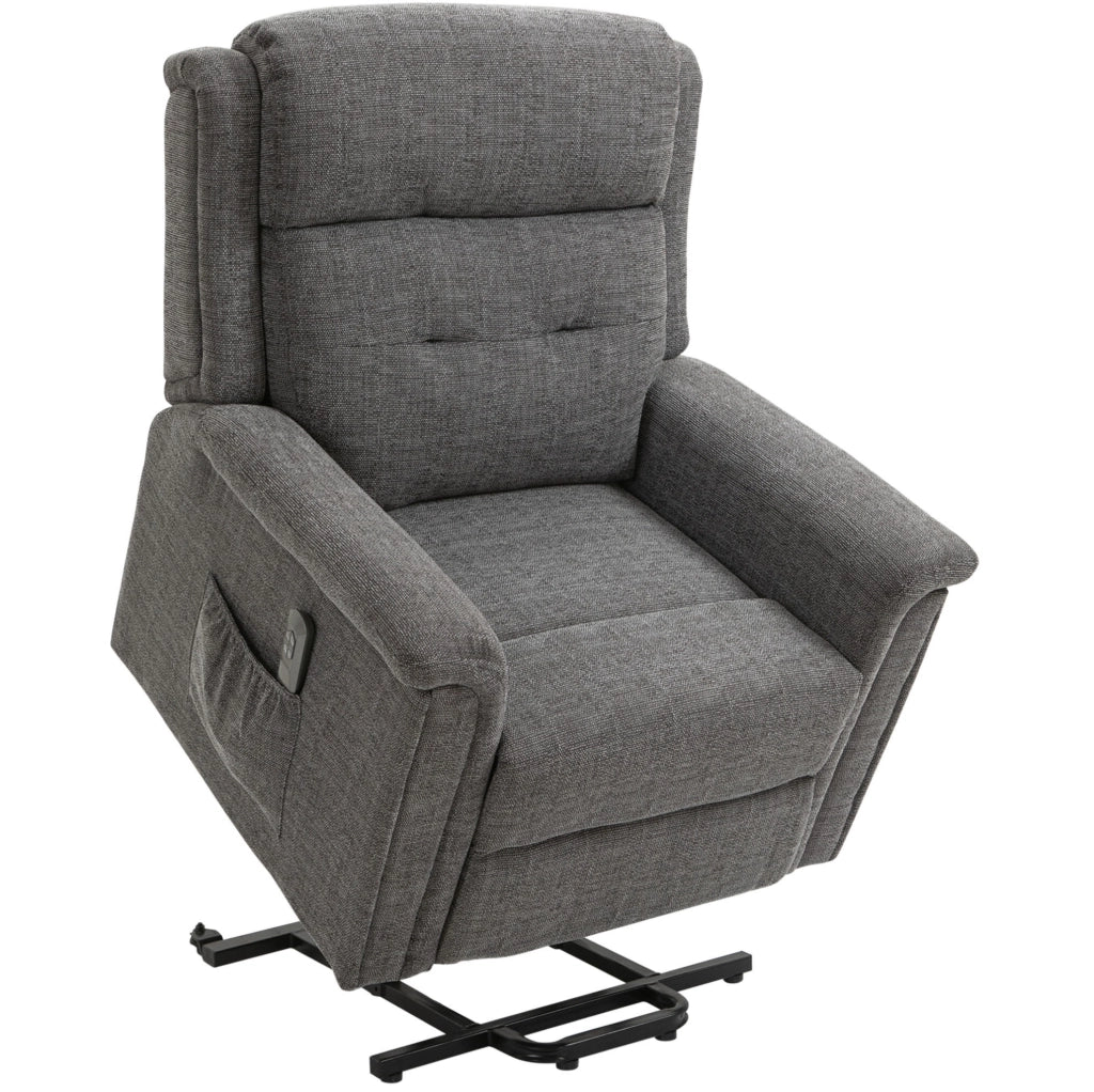 Poltrona relax elettrica alzapersona grigia 170 kg