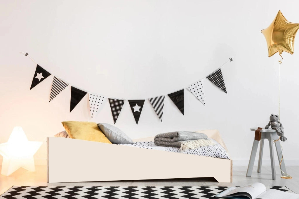 Lettino Montessori ASTRO bianco 180 x 90 cm