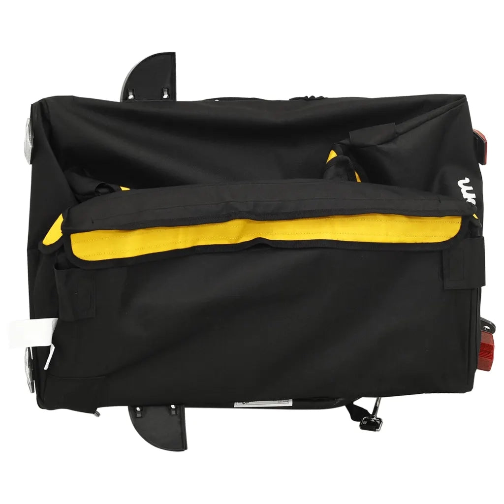 Rimorchio da Bici Nero e Giallo 30 kg in Ferro CFW8919514