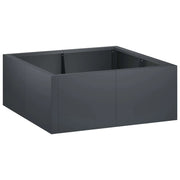 Muro di contenimento 4 pz 100 x 100 x 50 cm Acciaio Antracite 3449214