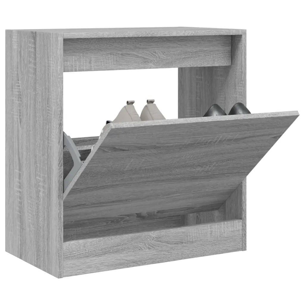 Scarpiera | Mobile per scarpe Grigio Sonoma 60x34x63,5 cm in Legno Multistrato