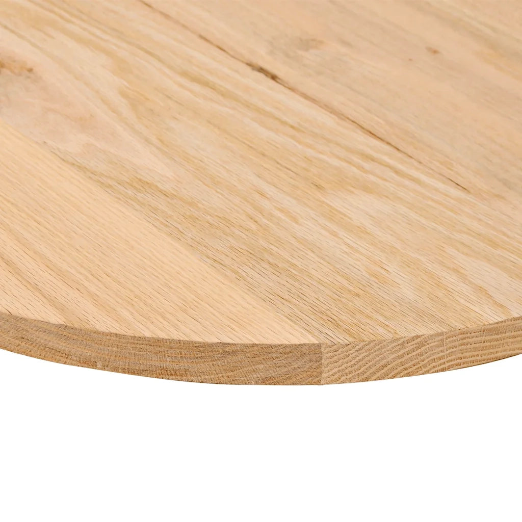 Piano per Tavolo 100x50x2 cm in Rovere Massello Ovale 4009062
