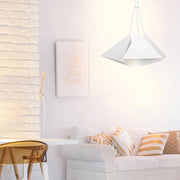 Busso, Lampada a Sospensione, Bianco