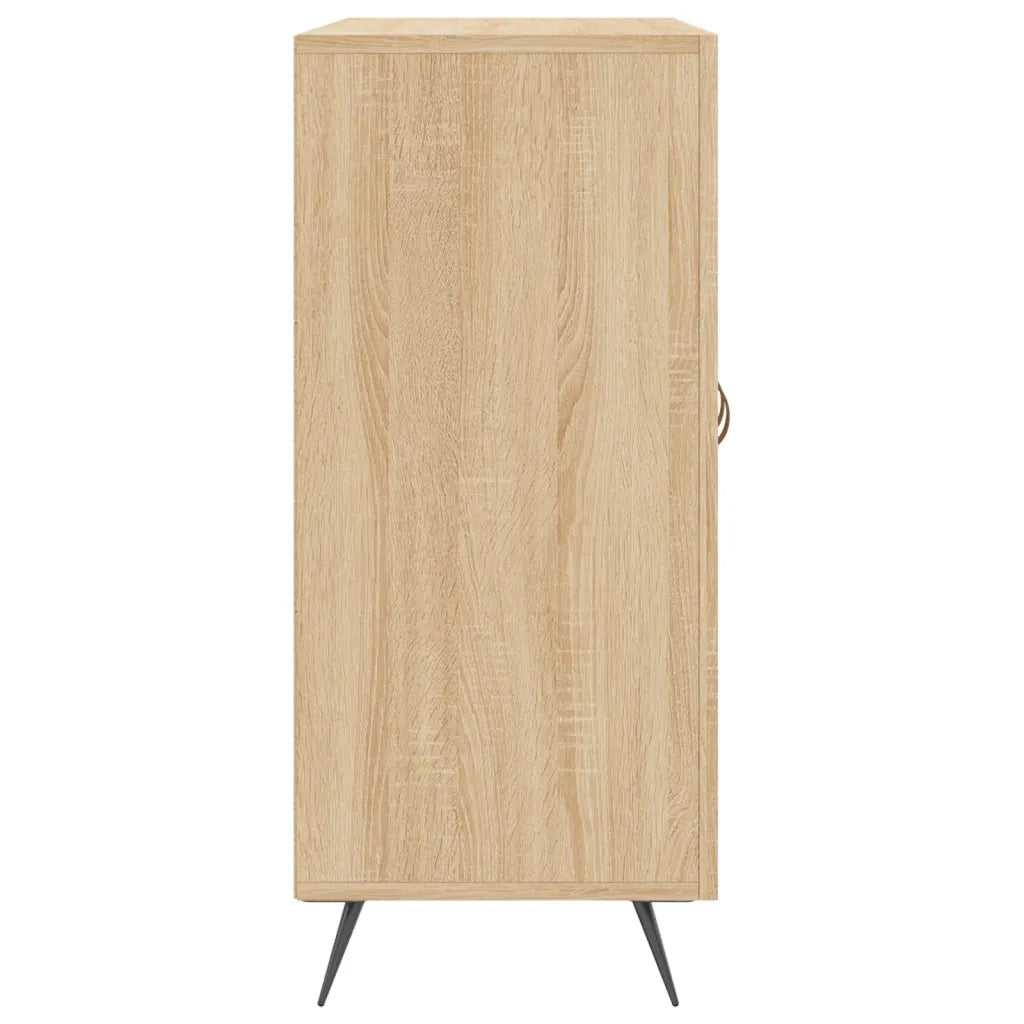 Credenza Rovere Sonoma 90x34x80 cm in Legno Multistrato 828079