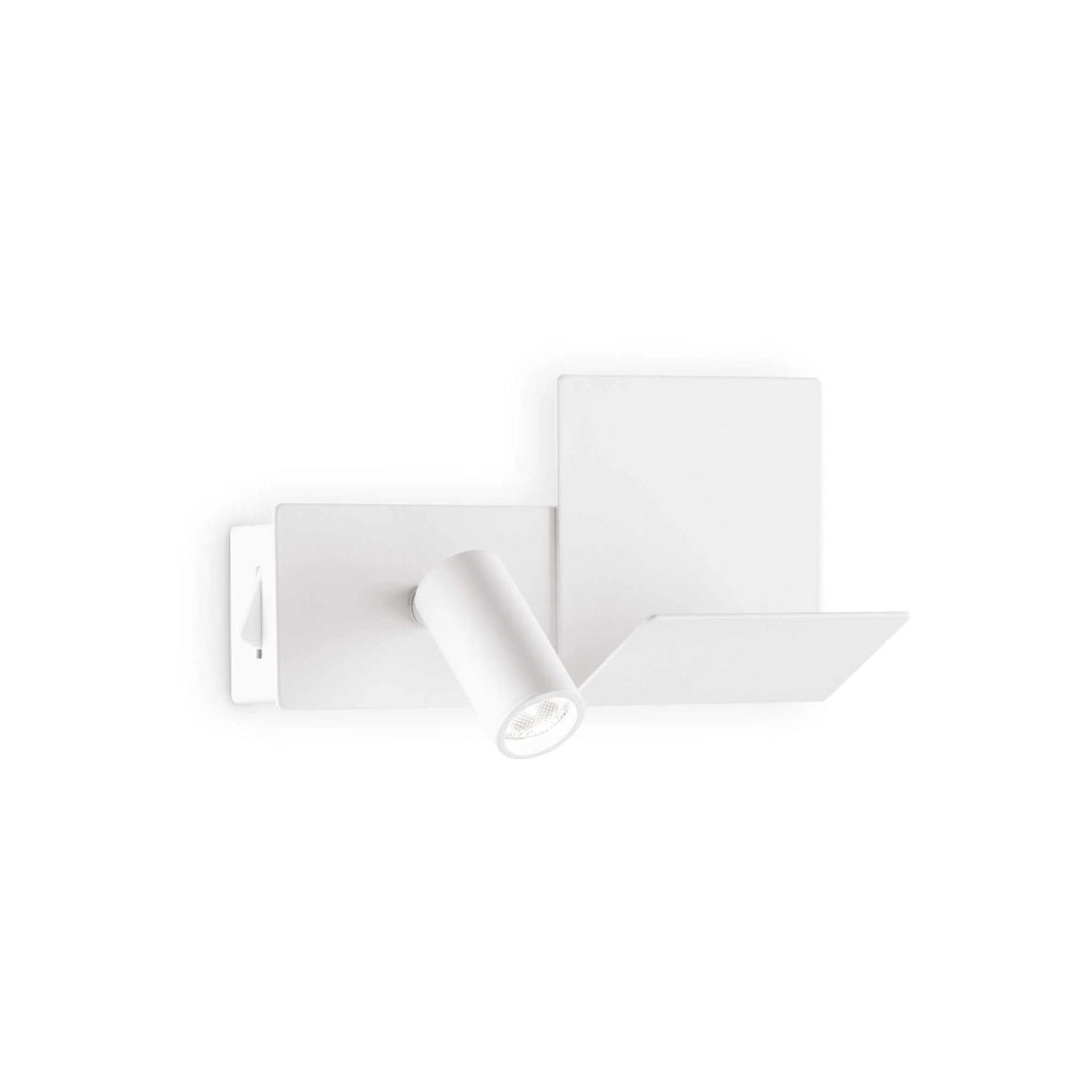Lampada da parete bianco L 190 x H 130 x P min 75 - max 105 mm