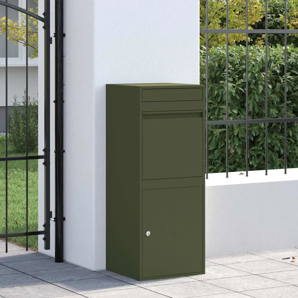 Cassetta per pacchi Oliver verde 41 x 38 x 103 cm Acciaio CFW8669132