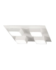 Lucas Plafoniera LED Quadrata 48W 4160lm 3000K Bianco - Struttura in Metallo e Metacrilato Dimmerabile a Taglio di Fase, Design Moderno IP20