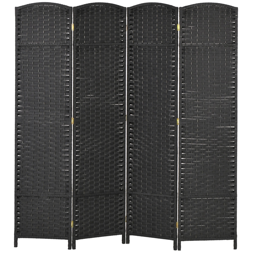 Biombo 4 Pannelli ¨C zephmum ¨C 160x170 cm Nero