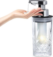 Dispensatore automatico di sapone senza contatto, elettrodomestico con contenitore in vetro da 275 ml - per cucina - bagno