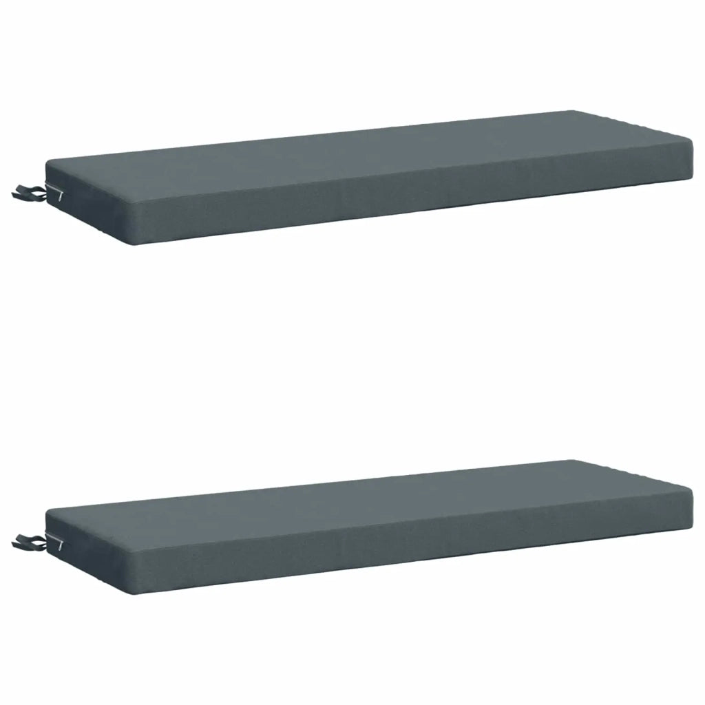 Cuscini per Panchina a 2 Pezzi SOEST 2 pz 100% Poliestere Blu 949729