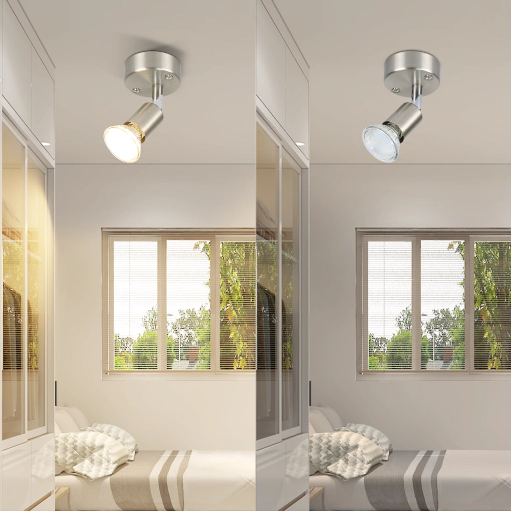 ZMH Faretto da soffitto moderni 1 fiamma GU10 con lampadina inclusa