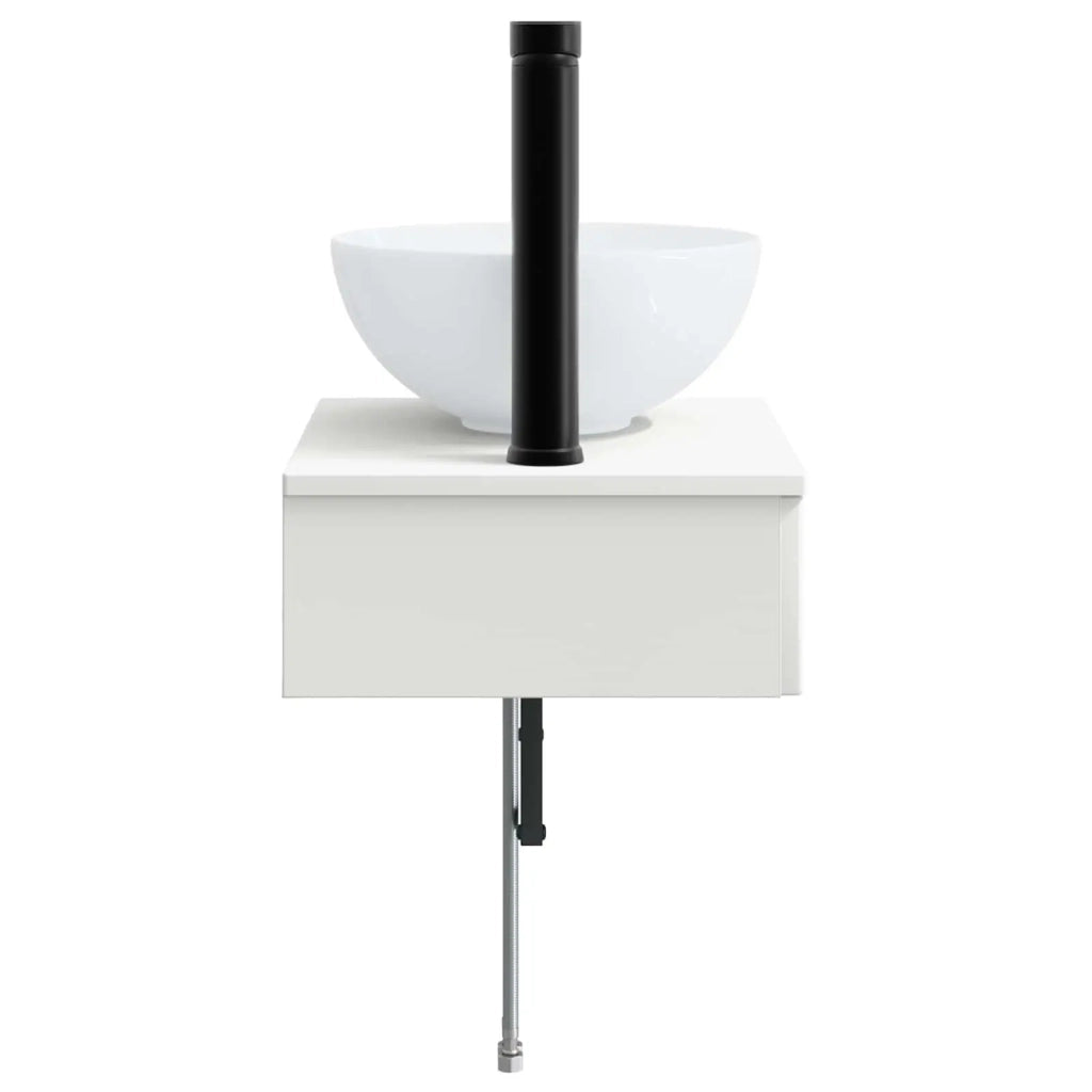 Lavabo da Parete Bianco Lucido 40 x 35 x 39 cm CFW6910856