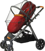 Reticolo per passeggini - Progettazione extra spaziosa con doppia chiusura a cerniera - Elastico per fissaggio preciso, adatto a carrello, seggiolino auto, jogger e passeggino