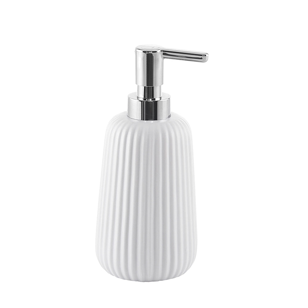 Dispenser dosasapone Gedy in ceramica bianca | Marika