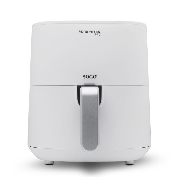 SOGO Friggitrice ad Aria 5.5L 1700W - Digitale, Touch, Antiaderente, Timer 60 min, Cottura Sana con 80% di Grassi in Meno
