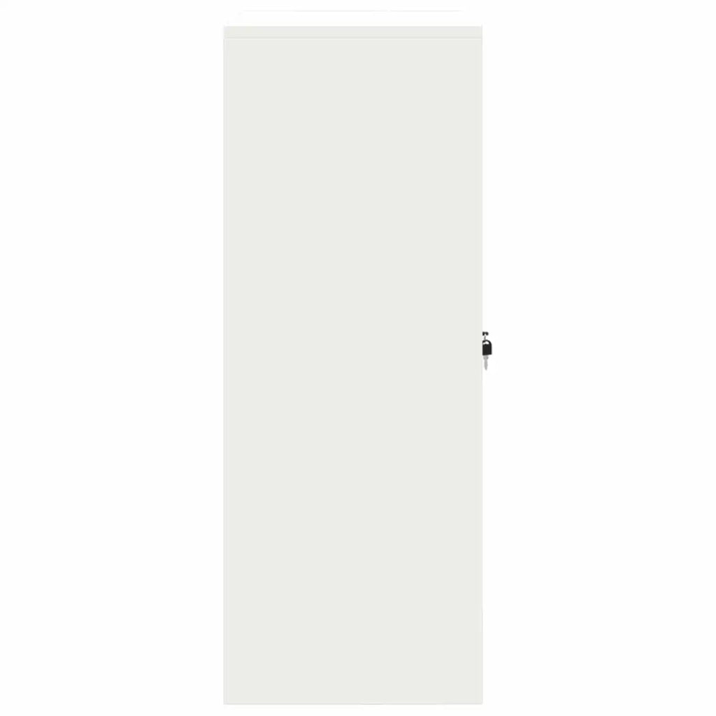 Armadio Bianco 80 x 40 x 105 cm Acciaio